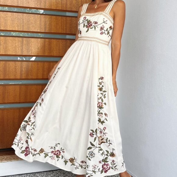 ALEMAIS  Maxi Dress - Ivory - Picture 6 of 15